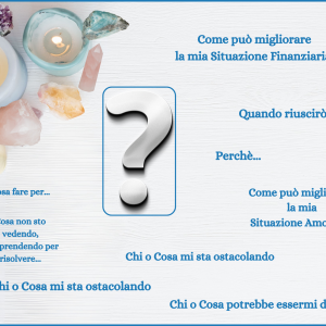 Domande da fare durante la lettura delle carte oracolari: perché accade questa situazione, cosa non sto vedendo, come evolverà e quale direzione prendere.