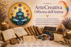 ArteCreativa Journal – Officina dell'Anima con Ogham in legno, rune in resina, armonizzatori, simboli energetici e processo creativo delle creazioni de La Magia della Fenice.