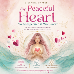 My Peaceful Heart – Io Alleggerisco il Mio Cuore, percorso trasformativo individuale di Stefania Cappelli sviluppato secondo il Metodo dei 3 Punti Luce (3PL).