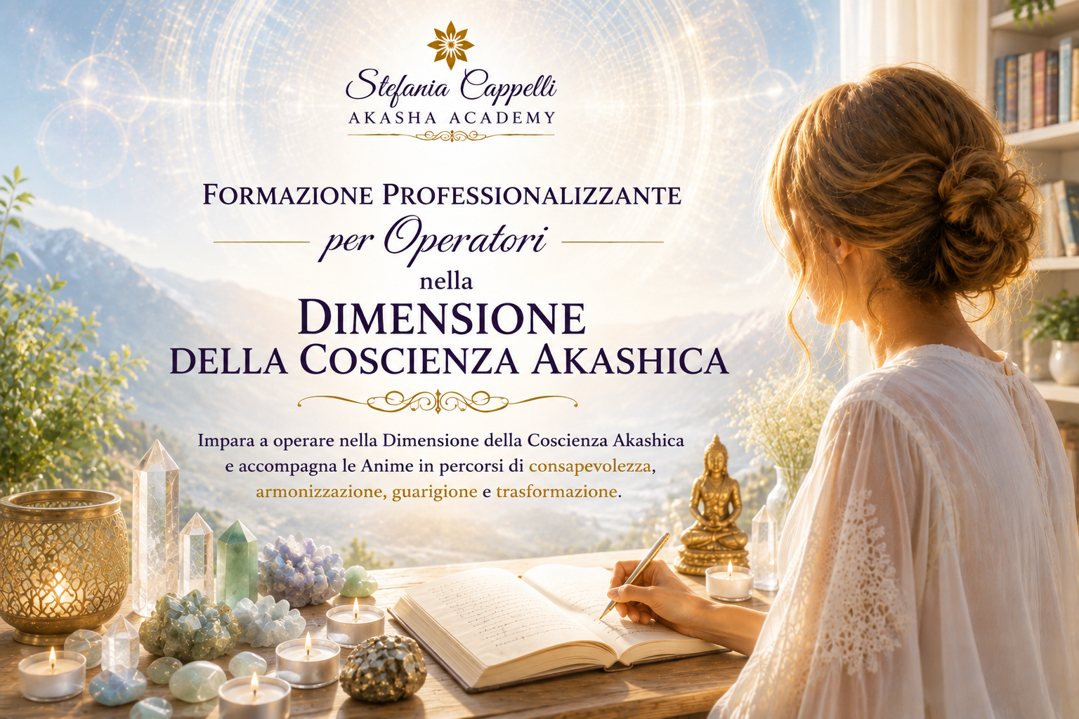 Formazione Professionalizzante per Operatori nella Dimensione della Coscienza Akashica con Stefania Cappelli